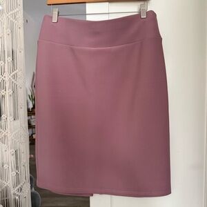 Knee-Length mauvePencil Skirt for Work
